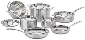 stainless steel induction cookware set