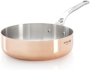 De Buyer copper induction cookware